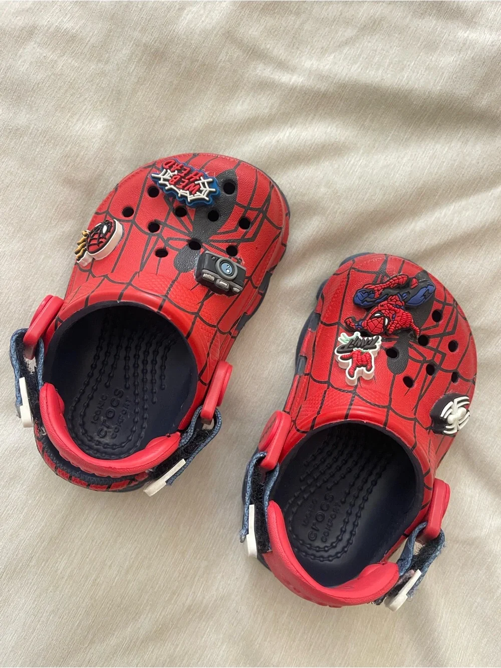 Toddler Spiderman Crocs 4C